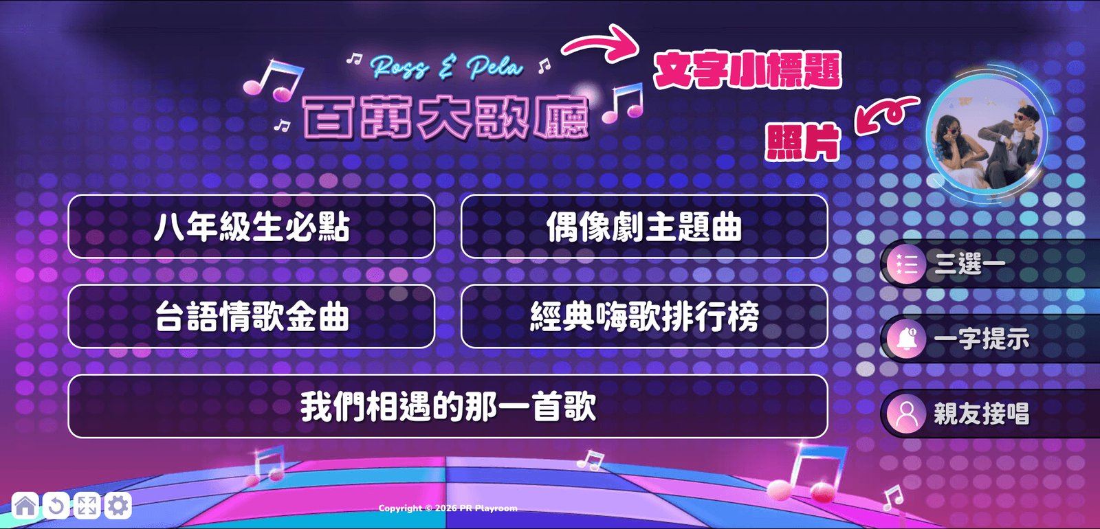 文字小標題與照片示意說明